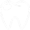 Tooth With Cavity Icon